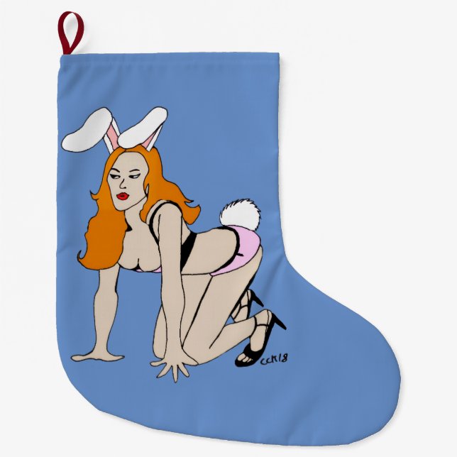 Grande Chaussette De Noël fillette (Devant)