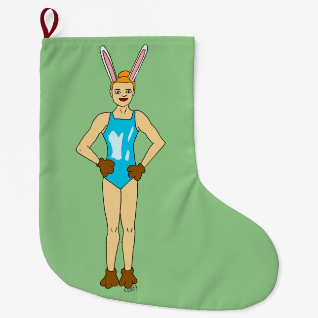 Grande Chaussette De Noël fillette (Devant)