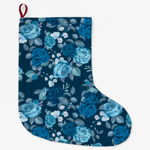 Grande Chaussette De Noël Floral