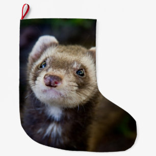 Grande Chaussette De Noël Furet