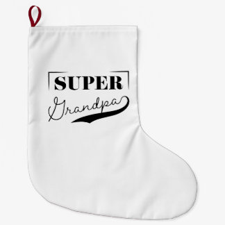 Grande Chaussette De Noël Grand-père