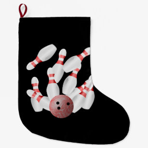 Grande Chaussette De Noël Grève du bowling de Tenpin