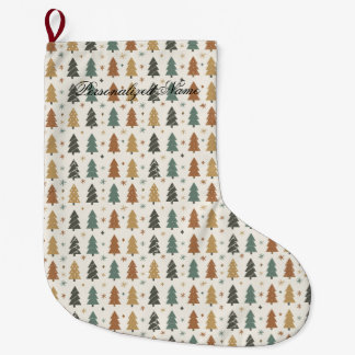 Grande Chaussette De Noël Harmonie festive
