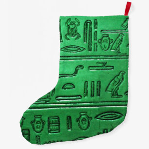 Grande Chaussette De Noël Hiéroglyphes 2014-1024
