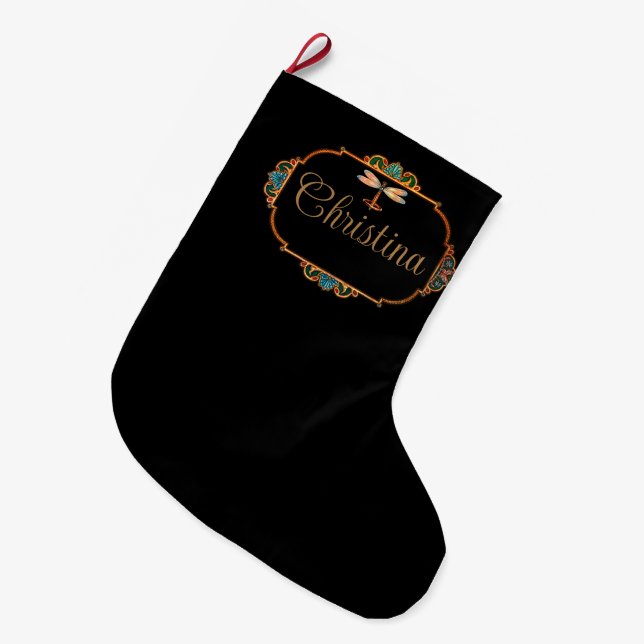 Grande Chaussette De Noël Imaginaire de conte fée magique Personnalisé (Devant (Accrochage))