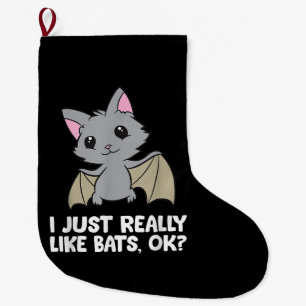 Grande Chaussette De Noël J'Aime Vraiment Les Chauves-Chauves-Chauves.