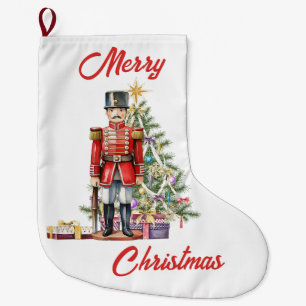 Grande Chaussette De Noël Jouet Soldat Arbre de Noël