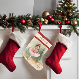 Grande Chaussette De Noël Joyau de Noël de la princesse Ballerina