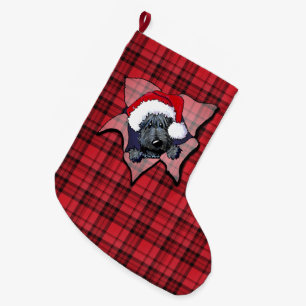 Grande Chaussette De Noël KiniArt Scottie BLAST Noël Stocking