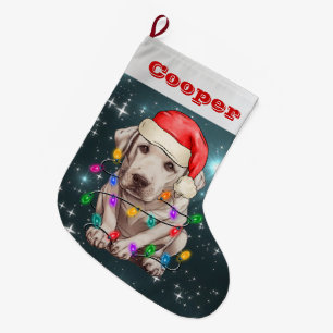 Grande Chaussette De Noël Labrador Retriever Christmas