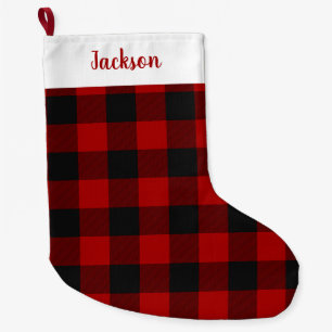 Grande Chaussette De Noël MacGregor Rob Roy Carreaux de Buffalo Rouge Ta