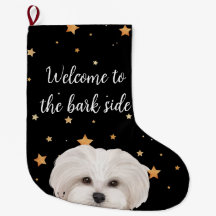 Maltipoo Bienvenue au chien drôle côté écorce