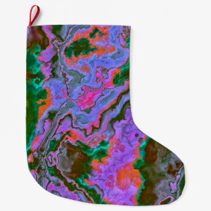 Grande Chaussette De Noël Marbre aigre