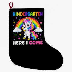 Grande Chaussette De Noël  Maternelle me voilà Licorne Rentrée scolaire