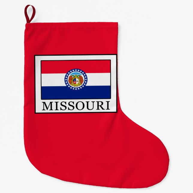 Grande Chaussette De Noël Missouri (Devant)