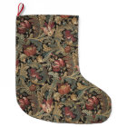 Motif botanique floral vintage sombre et maussade