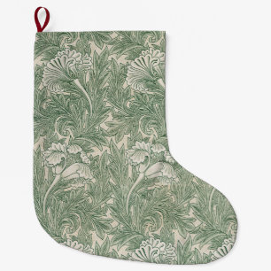 Grande Chaussette De Noël Motif Tulip (par William Morris)