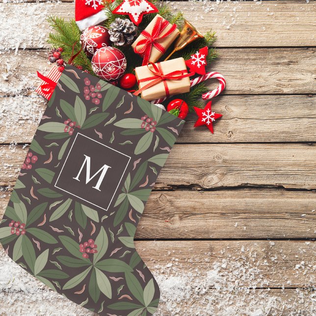 Grande Chaussette De Noël Noël moderne personnel (Créateur téléchargé)