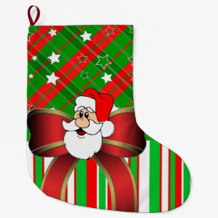 Grande Chaussette De Noël Noël, Noël Père Noël