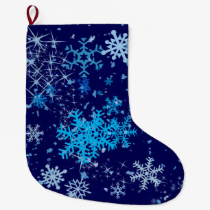 Grande Chaussette De Noël Nuit de Noël neige