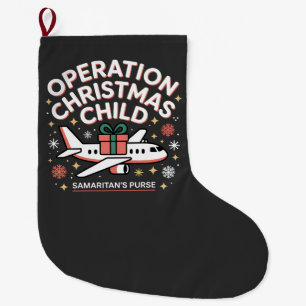 Grande Chaussette De Noël Opération Porte-monnaie de Noël pour enfants samar