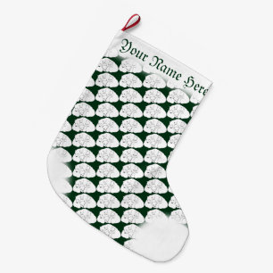 Grande Chaussette De Noël Ours Noël Stocker personnalisé Ours polaire Stocke