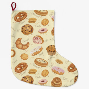 Grande Chaussette De Noël Pâtisseries
