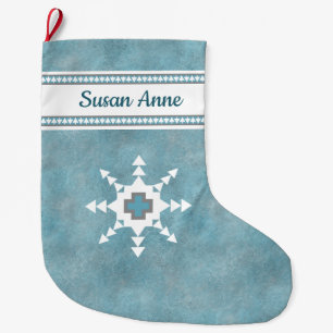 Grande Chaussette De Noël Personnalisé en hiver du sud-ouest