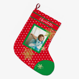 Grande Chaussette De Noël Photo Enfants