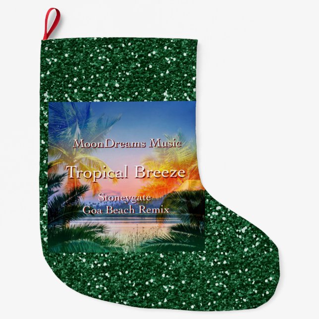 Grande Chaussette De Noël Plage Tropical Breeze Goa (Devant)