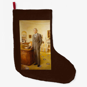 Grande Chaussette De Noël président américain James Earl Carter bureau ovale