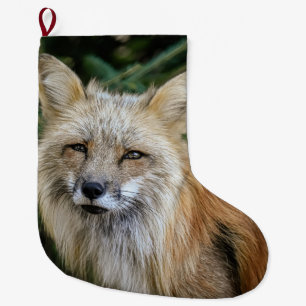 Grande Chaussette De Noël Renard sauvage
