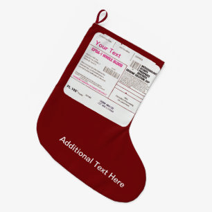Grande Chaussette De Noël Sac de transfusion sanguine