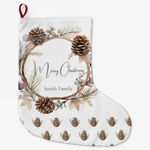 Grande Chaussette De Noël Salutations de Noël