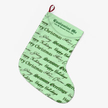 Salutations de Noël (Vert)