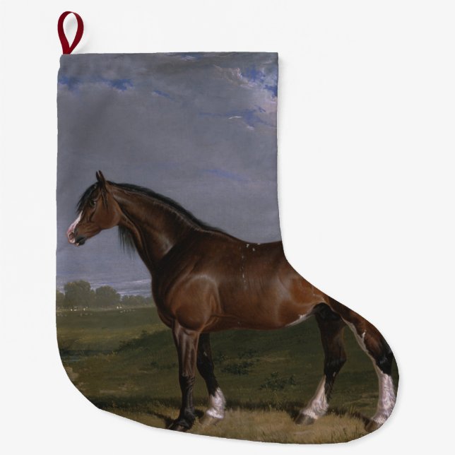 Grande Chaussette De Noël Stallion de Clydesdale (Thoroughbred Horse) (Anima (Devant)