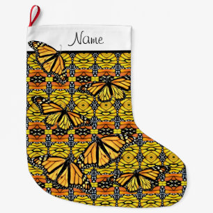 Grande Chaussette De Noël Stockage de Noël personnalisé - Collage de monar