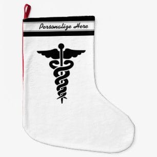Grande Chaussette De Noël Symbole Médicale