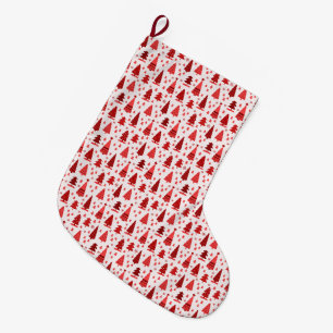 Grande Chaussette De Noël Symte minimaliste moderne Arbre de Noël