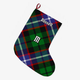 Grande Chaussette De Noël Tartan du clan Russell