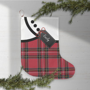 Grande Chaussette De Noël Tartan Tidings Noël Stocking