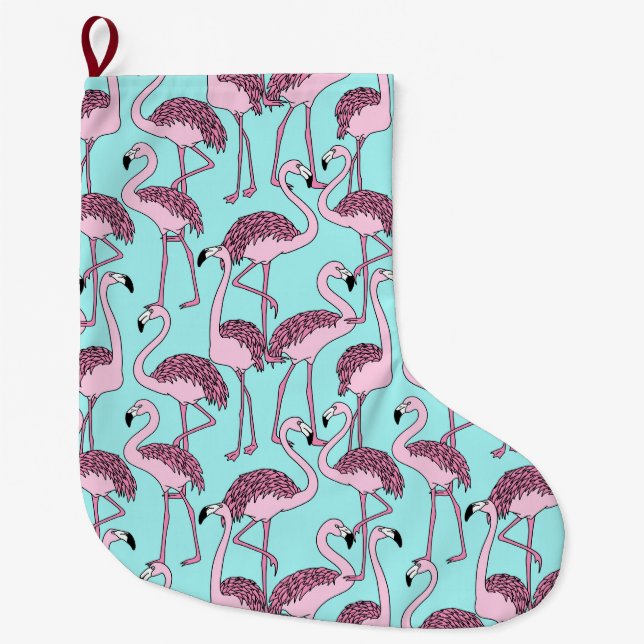 Grande Chaussette De Noël Tropical (Devant)