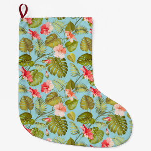 Grande Chaussette De Noël Tropical
