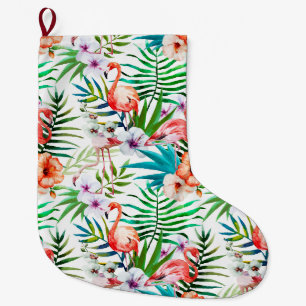 Grande Chaussette De Noël Tropical