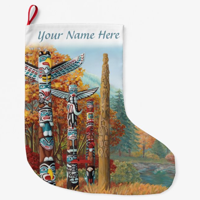 Grande Chaussette De Noël Vancouver Stocking Vancouver Christmas Stocking (Devant)