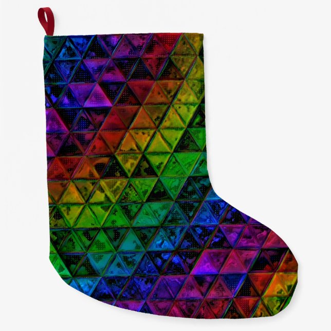 Grande Chaussette De Noël Verre de fierté (Devant)