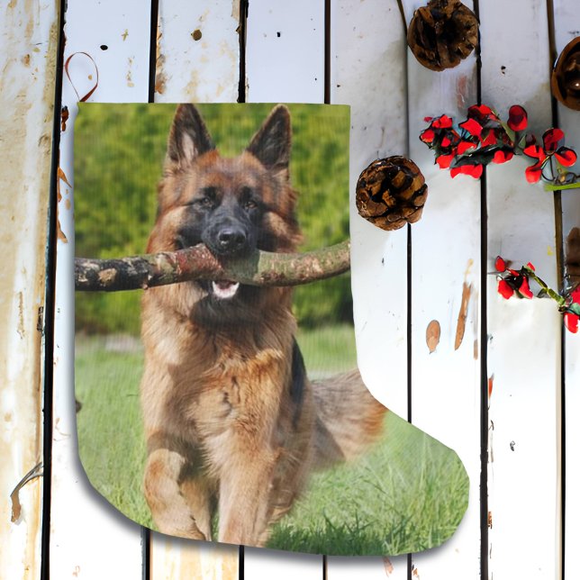 Grande Chaussette De Noël Votre chien, chat ou animal de compagnie Noël (Créateur téléchargé)