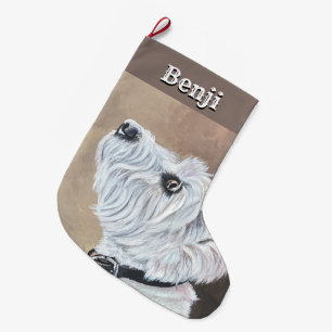Grande Chaussette De Noël Westie Recherche vers le profil B