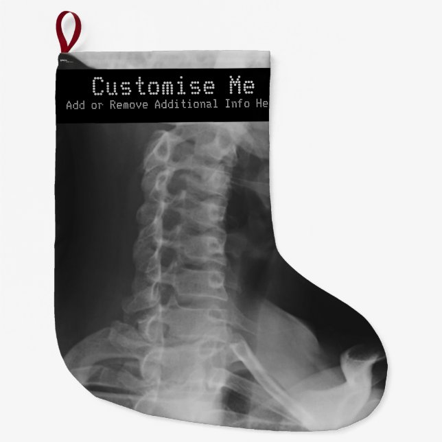 Grande Chaussette De Noël X-Rayed 2 (Original) (Devant)