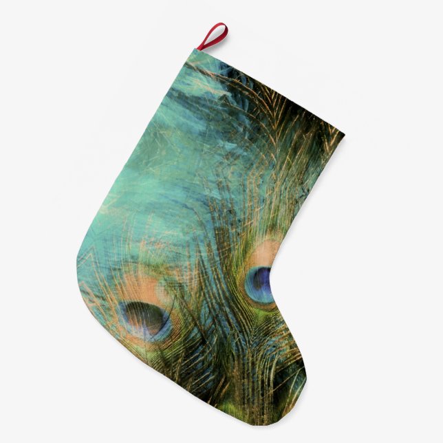 Grande Chaussette De Noël Yeux d'imaginaire (Devant (Accrochage))